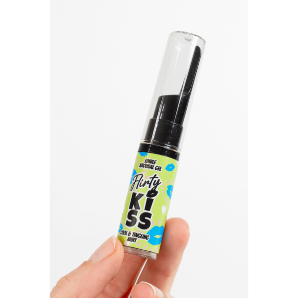 Gels pour Sexe Oral Fraise & Menthe  Flirty Kiss 2×8 gr Secret Play